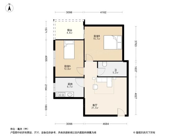 东升雅苑户型图