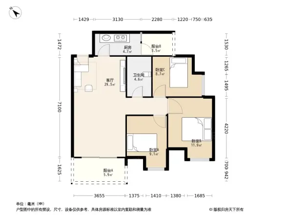 江润公园里户型图