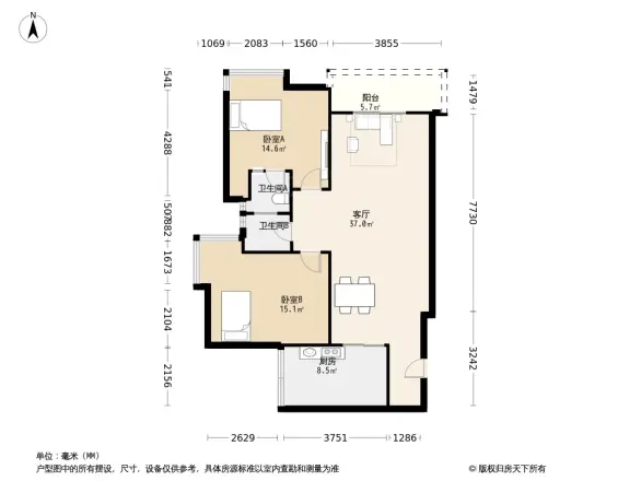 东和春天西区户型图