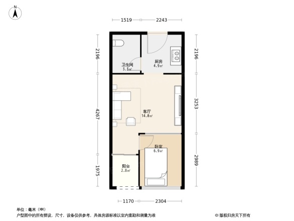 中核鹅岭一品户型图