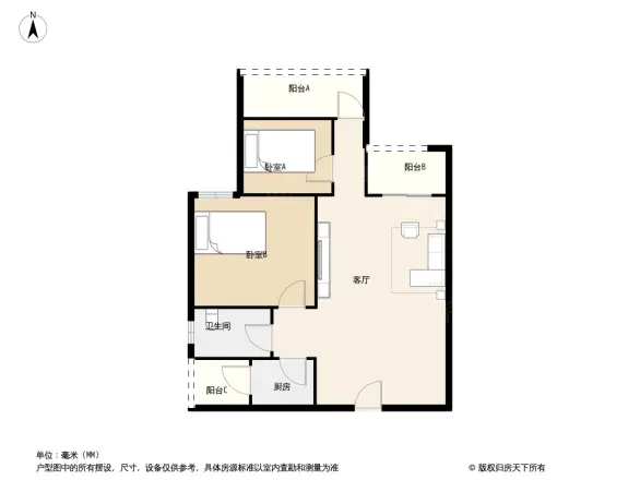 中央公园二组团户型图