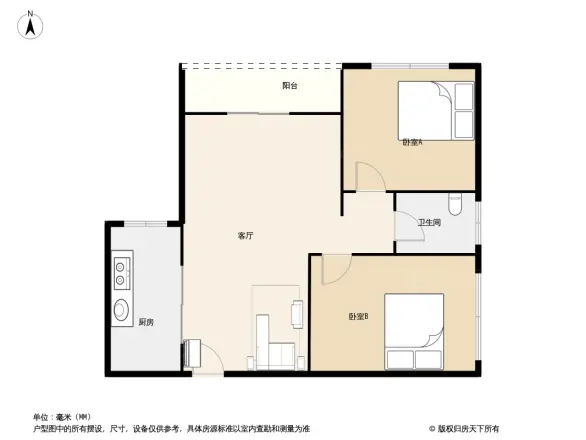 中央公园二组团户型图