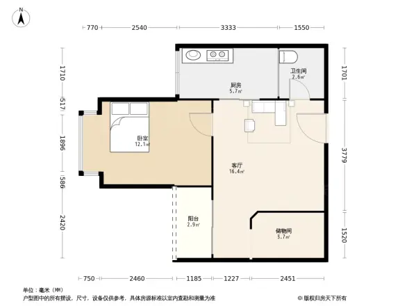 典雅麒龙山水户型图