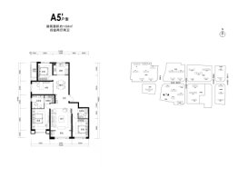 融创中心4室2厅1厨2卫建面168.00㎡