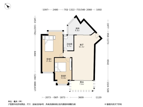 典雅麒龙山水户型图