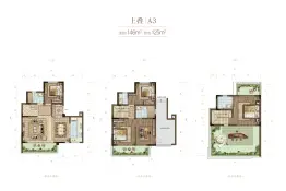 北辰·悦来壹号6室2厅1厨4卫建面146.0㎡