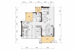 富川·瑞家园2室2厅1厨2卫建面96.00㎡