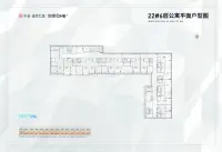 22#6层商铺/公寓平面户型