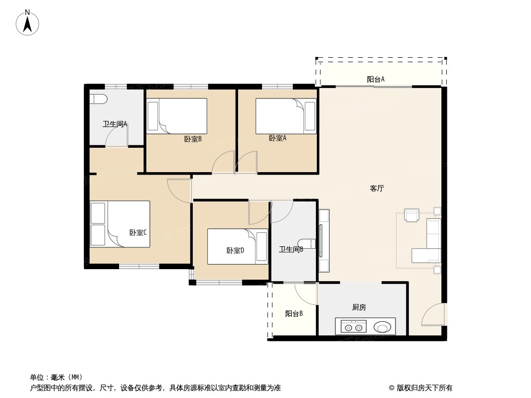 长寿凤城华府户型图图片