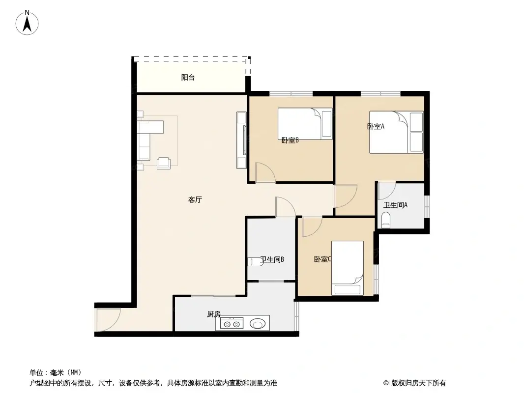 长寿凤城华府户型图图片