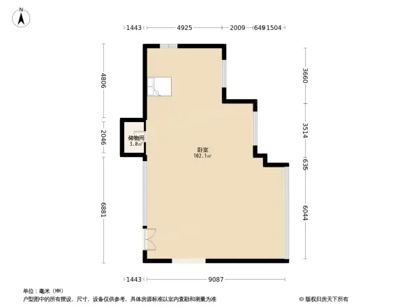 新干线大厦商住楼户型图