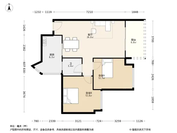 贝迪新城三期户型图