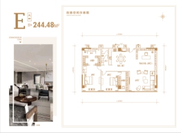 林安·外滩1号3室2厅1厨2卫建面244.00㎡