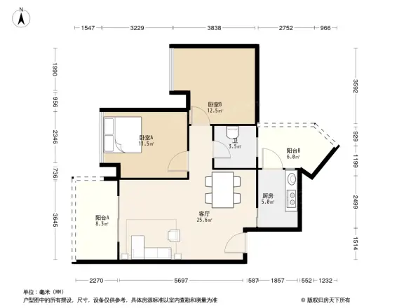 贝迪新城三期户型图