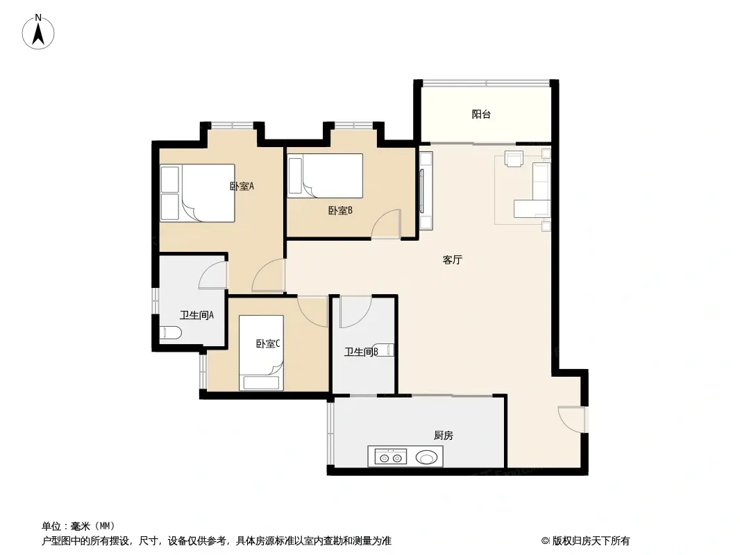 长寿凤城华府户型图图片