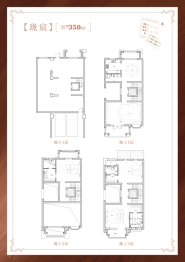 大华·紫郡3室2厅1厨4卫建面350.00㎡