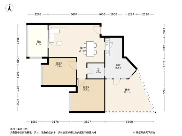 贝迪新城三期户型图