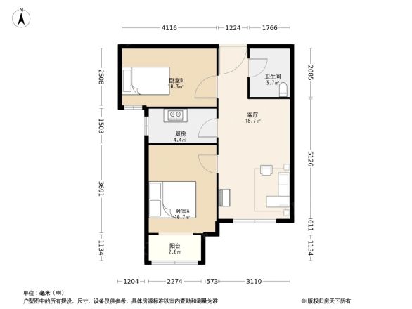 惠景新苑户型图