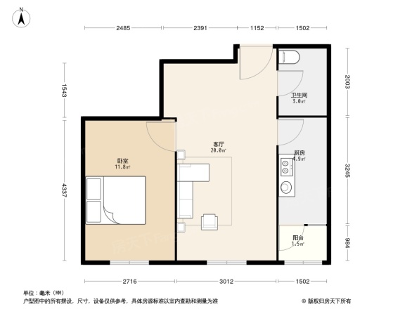 龙水路小区户型图