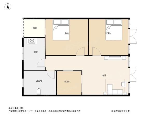 海蓝花园户型图
