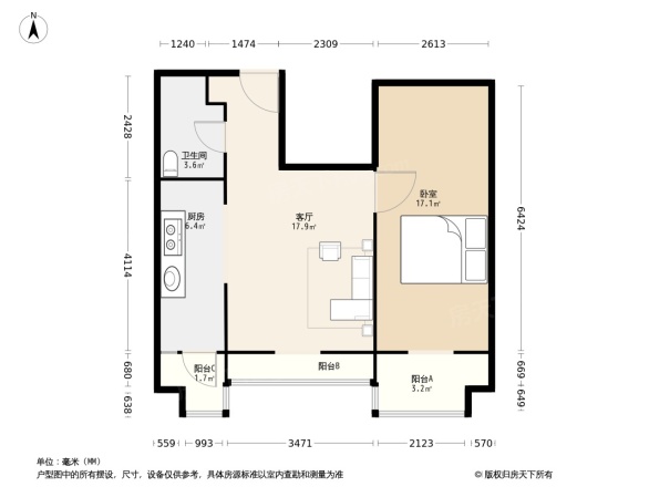 宝盛里观澳园户型图