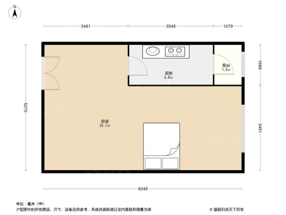 景龙国际公寓户型图