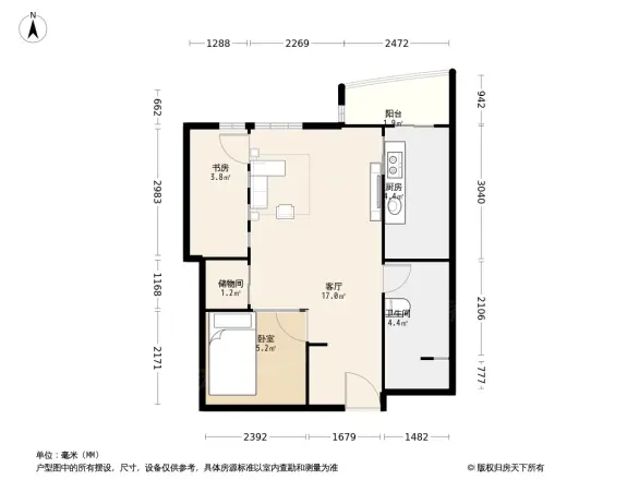 时代庐峰户型图
