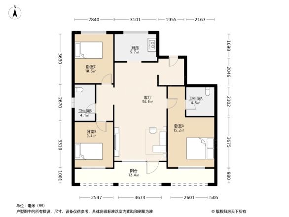 云溪小区户型图