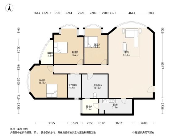 京华豪园户型图