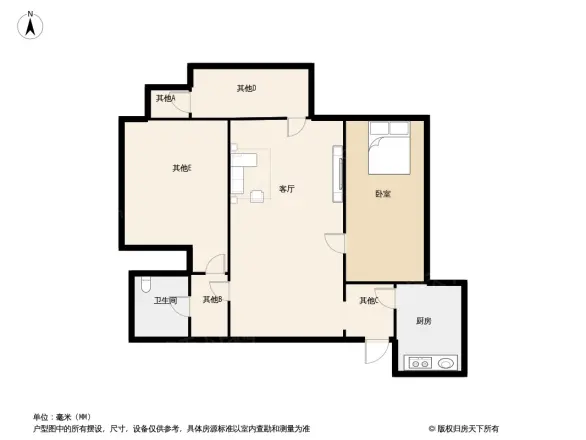 和枫雅居户型图