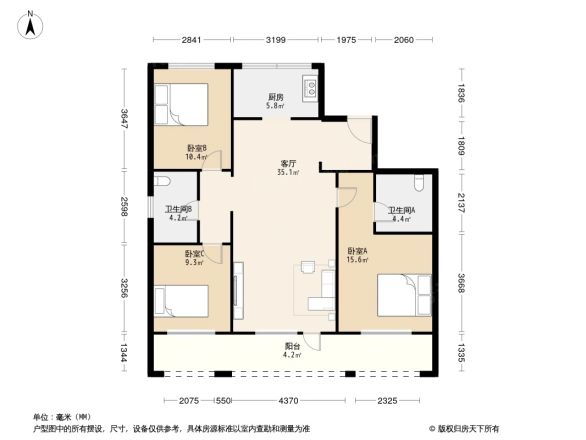 云溪小区户型图