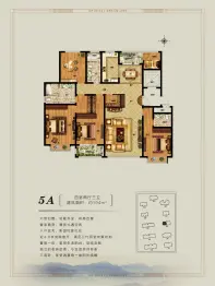 恩马墅院4室2厅1厨3卫建面194.0㎡