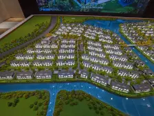 次新小区 联排中间套 现代风格 大落地窗