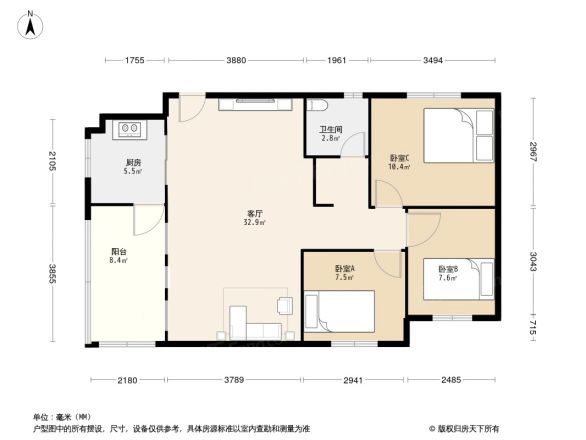 永寿教师楼户型图