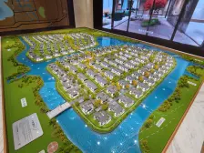 纯别墅小区 双拼大花园 南临河 全落地窗 采光好