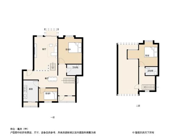 蓝色空间户型图