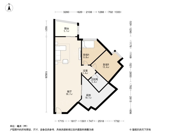 维丰南桥小区户型图
