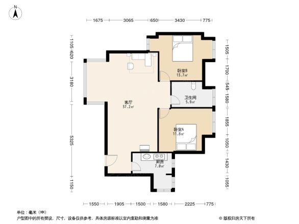 卓锦城四期户型图