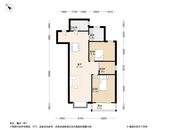 靓碧天苑户型图