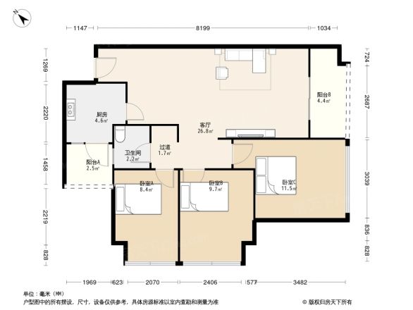 金强欧郡户型图