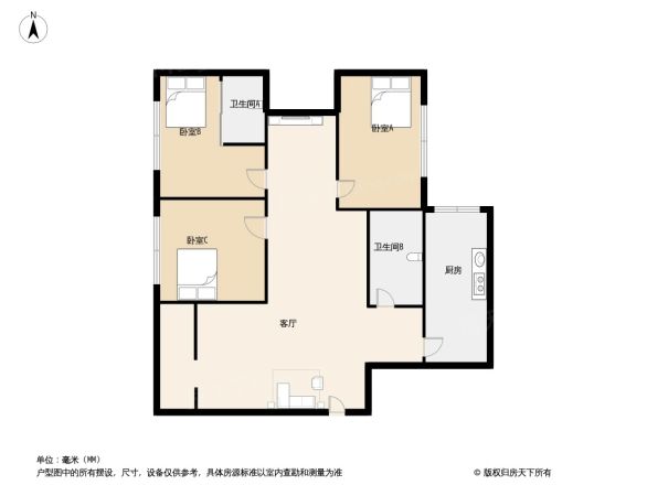 靓碧天苑户型图