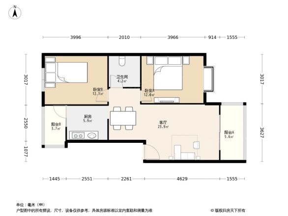 西华雅苑户型图