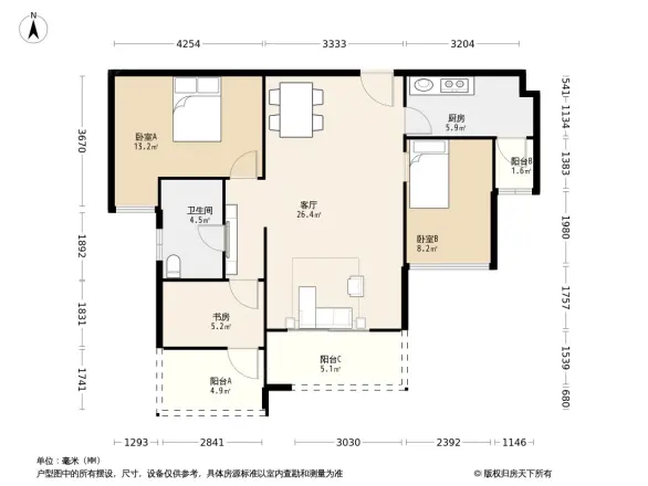 皇冠湖壹号户型图