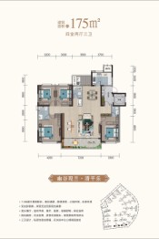 兴安府4室2厅1厨3卫建面175.0㎡