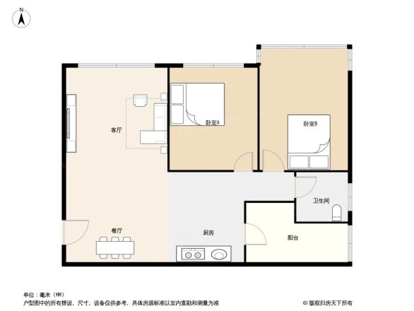 丽都帝景户型图