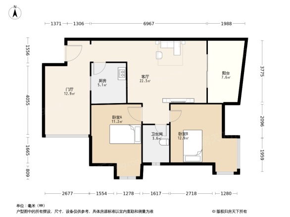 上河苑户型图
