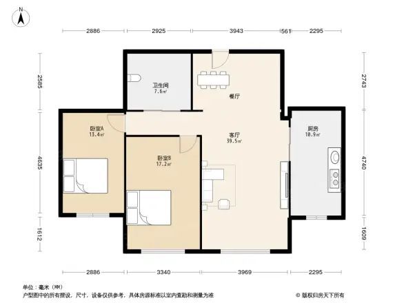 秀月麒林户型图