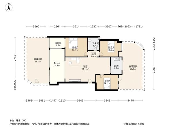 正成艺墅洋房户型图