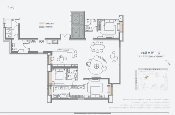 万达御湖汉印户型图