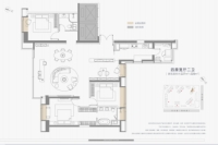 建面约227-229平米户型